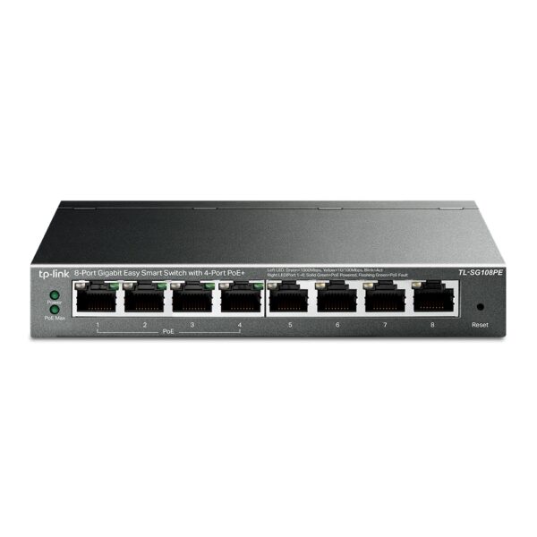 TL-SG108PE (8-Port Gigabit Easy Smart Switch with 4-Port PoE+) - Image 3