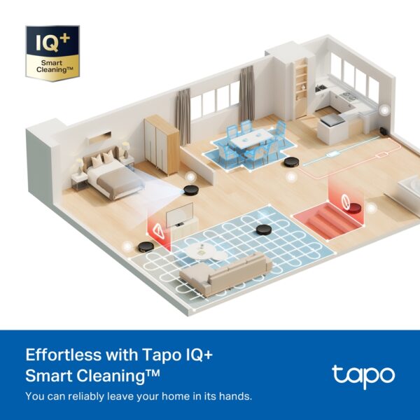 Tapo RV20 Max   (5300Pa Suction MagSlim™ LiDAR Navigation Robot Vacuum and Mop) - Image 8