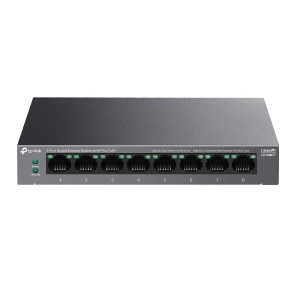 LS108GP New ( PoE+ 8-Port Gigabit Desktop Switch ) - Image 3