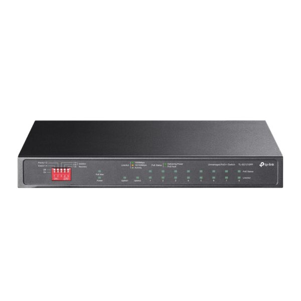 TL-SG1210PP (10-Port Gigabit Desktop Switch with 6-Port PoE+ and 2-Port PoE++) - Image 3