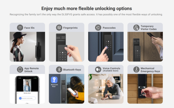 EZVIZ DL50FVS  Face Recognition Smart Lock - Image 2